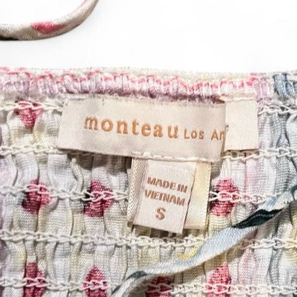 Monteau Colorful Patchwork Camisole Size Small - Picture 3 of 6